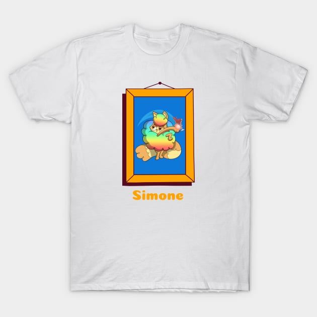 kittyswat Simone Potrait T-Shirt by kittyswat